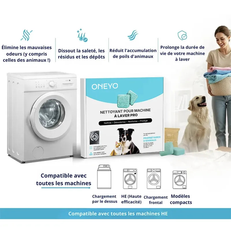 Tablettes Lave-Linge Détox