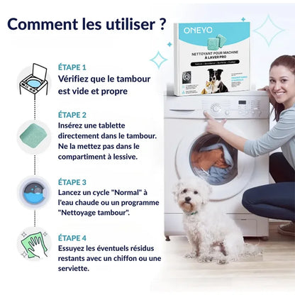 Tablettes Lave-Linge Détox