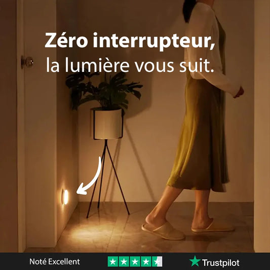 Lampe LED détecteur de mouvement